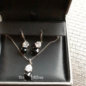 Judith Jack Earrings and Necklace
